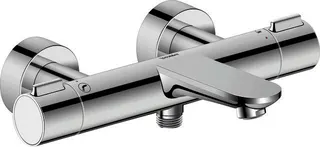 Duravit Wave Wannenthermostat Aufputz Thermostatkart.,Ab-Umstellvent,Chrom HG – Bild 2