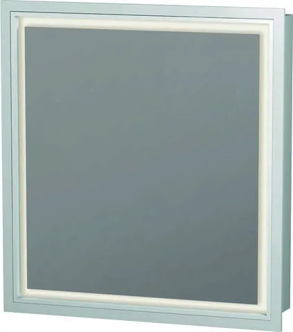 DU L-Cube SPS 650x155x700mm, Türanschlag: R, LED, Weiß