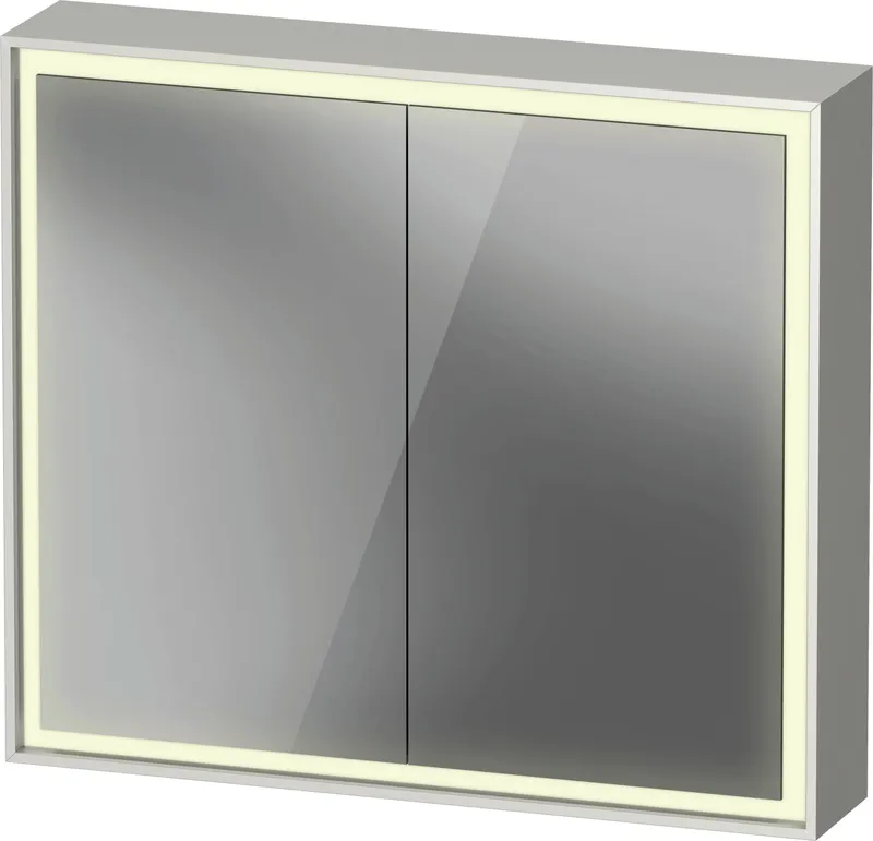 DU L-Cube SPS 800x155x700mm, Türanschlag: R/L, LED, Weiß