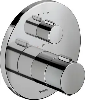 Duravit Thermostat Unterputz,Rund Verbrauer 2, Chrom HG – Bild 1
