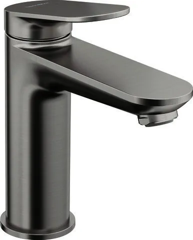 Duravit Wave Einhebel-Waschtisch-Mischer M ohne Zugstange, Edelstahl Gebürstet