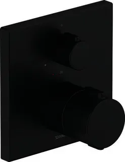 Duravit Thermostat Unterputz, Eckig, Verbrauer 1, Schwarz Matt