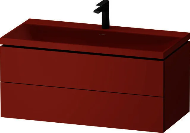 Duravit Vitrium c-shaped Set,Wdh,o.ÜL,m.HL, 1000x480x480mm,Schubk:2,Zimt Matt,Lack