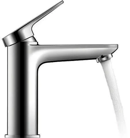 Duravit Wave Einhebel-Waschtisch-Mischer M,FreshStart ohne Zugstange, Chrom HG