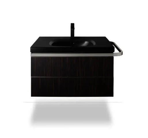 Duravit Manhattan Einh-Waschtisch-Mischer M, mit Zugstange, Schwarz Matt
