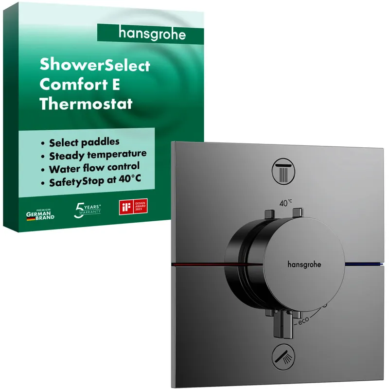 Hansgrohe Thermostat UP ShowerSelect Comfort E Fertigset 2 Verbraucher chrom