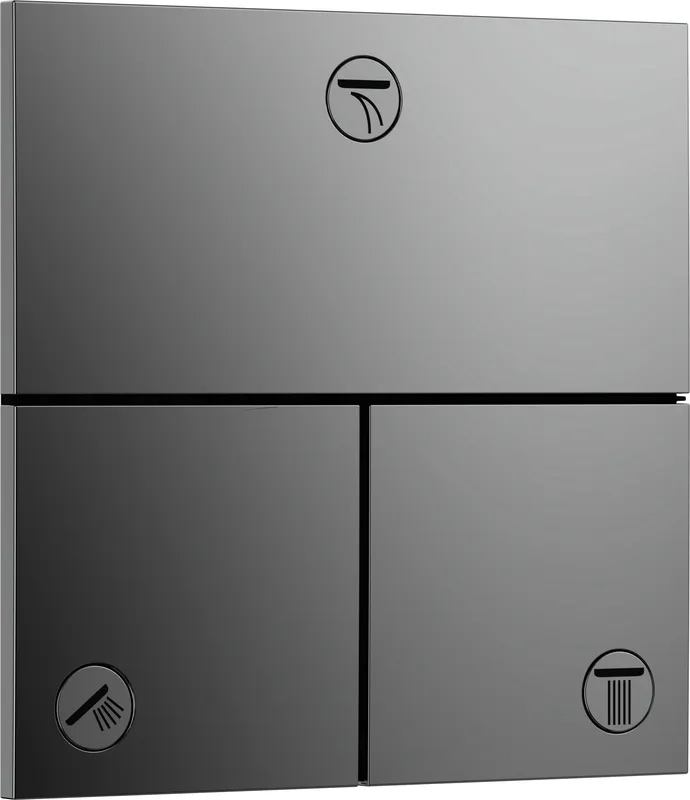 Hansgrohe Absperrvent.UP ShowerSelect Comfort E Fertigset 3 Verbraucher chrom