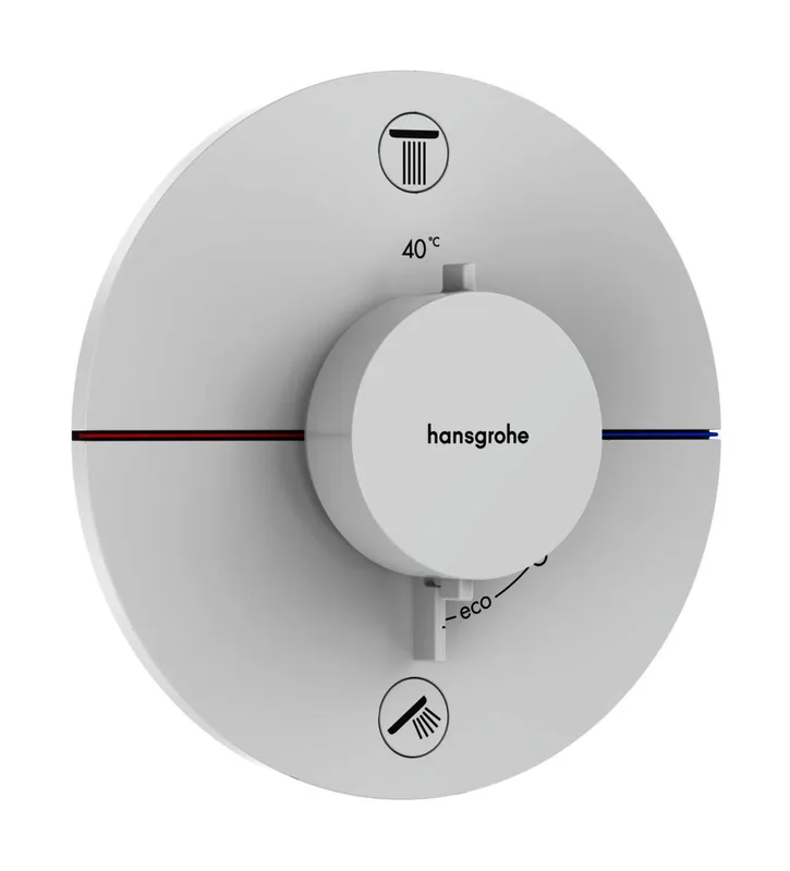 Hansgrohe Thermostat UP ShowerSelect Comfort S Fertigset 2 Verbraucher MW