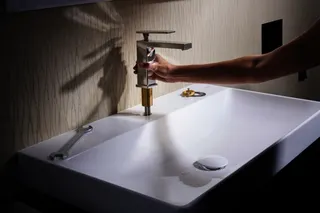 Hansgrohe WTM 110 Tecturis E CoolStart EcoSmart+ o. Ablaufgarnitur chrom – Bild 5