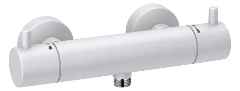 KLUDI BOZZ Therm.-Brausearmatur ohne Brausegarnitur mattweiß