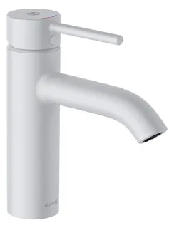 KLUDI BOZZ Waschtisch-EHM 100mm mit Push Open Ablaufventil mattweiß