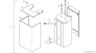 BOSCH wandhäng. Systemspeicher STORA W 50 OB B, 770x450x360, 50 L, weiß – Bild 2