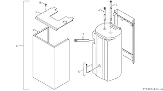 BOSCH wandhäng. Systemspeicher STORA W 80 OB C, 1170x450x360, 80 L, weiß – Bild 2