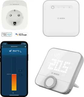 BOSCH Einzelraumregelung Starterset Controller,Raumthermost.,Zwischenstecker