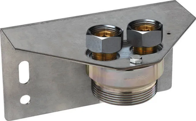 Gaszaehlerhalterung drehbar AG G2 x UEM G3/4