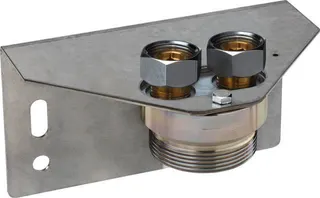 Gaszaehlerhalterung drehbar AG G2 x UEM G3/4