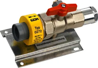 Hauptabsperreinr. 0272 TAE GS15-2,5K PR IG G1/2 x Rp1/2 3kg/h Platte