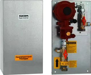 Regler-Set HAE-PR/NDR0516 12kg/h 50mbar G3/4UEM SAV PRV Kasten