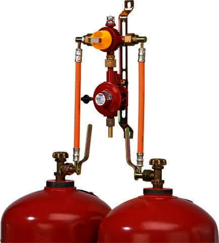 2-Flaschenanlage 4kg/h 50mbar PS16bar GF AUV SAV PRV