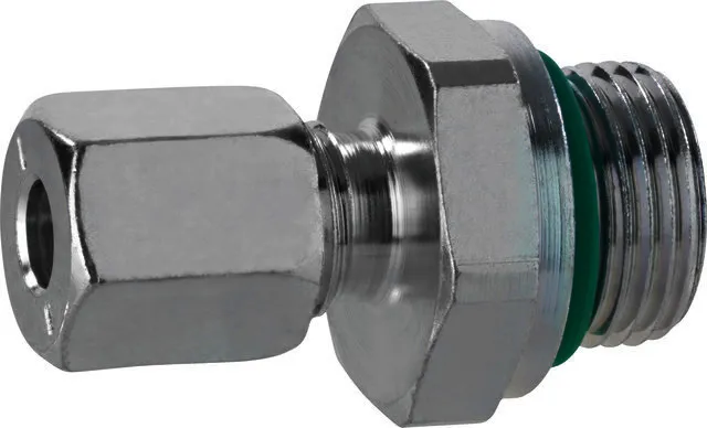 Verschraubung GELRB 12 x G3/8 kurz DL-MS mit O-Ring