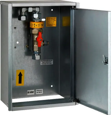 Hauptabsperreinr. 0271 DN20 PR RVS22 Schrank