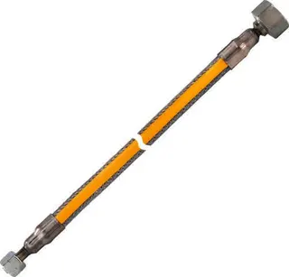 Metallwellschlauch MWS G1/4LH-UEM x IG Rp1/2 x 1500
