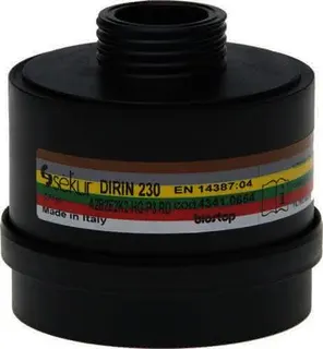 Mehrbereichskombifilter DIRIN 230 EN 143 87 A2 B2 E2 K2 Hg-P3 EKASTU