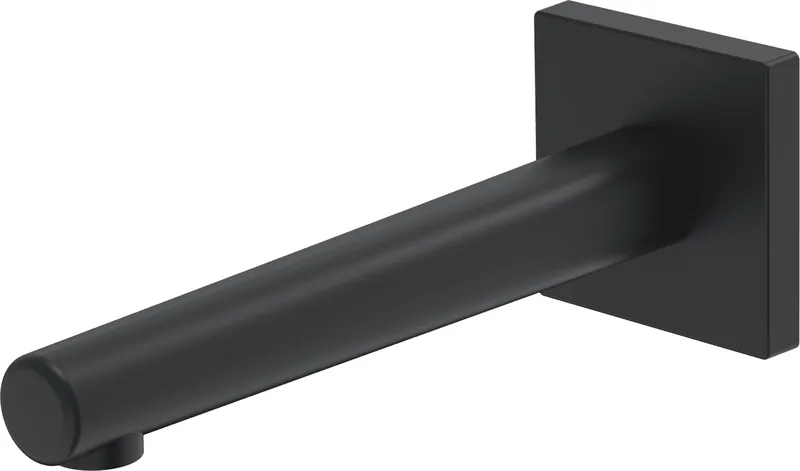 SCALIDO-Wanneneinlauf D3 DN 15 (1/2") Rosette rund+eckig 191mm Ausladung sw