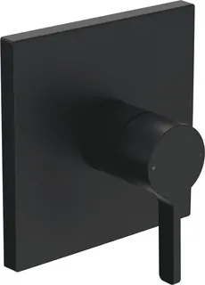 SCALIDO-Brausearmatur D3 Unterputz- Fertigset 1Verbr Rosette eckig BX schw.
