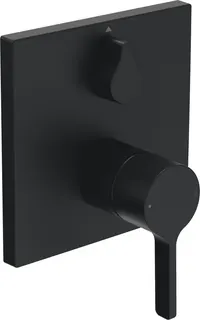SCALIDO-Wannenarmatur D3 Unterputz- Fertigset 2Verbr Rosette eckig BX schw.