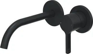SCALIDO-Waschtisch-Wandarmatur D3 Unter- putz Attrappe Rosette rund schwarz