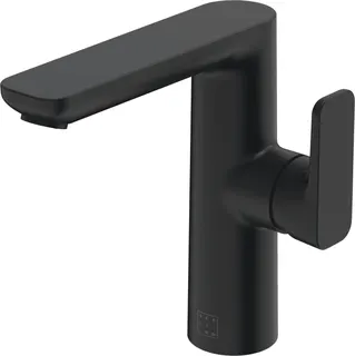 SCALIDO-Waschtischarmatur D2 L Attrappe seitlich bedienbar Acrylsockel schwarz