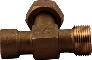 Wolf Fitting T-Stück 3/4"AG - 3/4"M - 1/2"IG