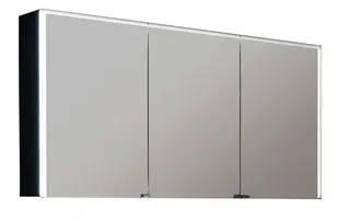 sanibel-Spiegelschrank ALU-PLUS A23 1500x700x168mm LED-Beleuchtung 3-türig