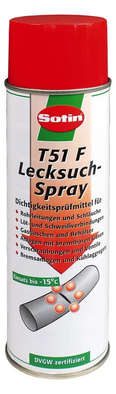 Sotin T51 F Lecksuchspray bis -15 Grad 400 ml Spraydose