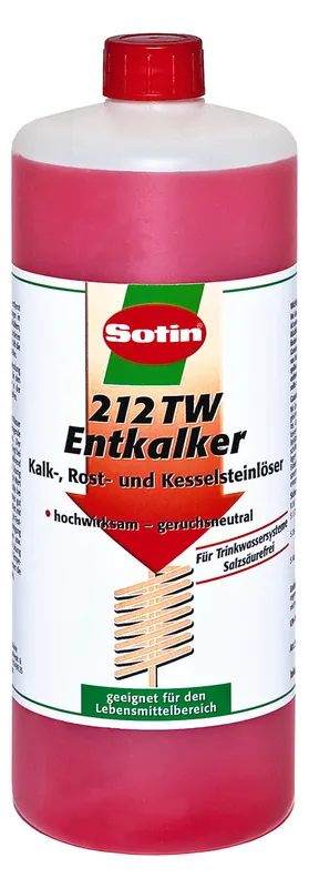 Sotin 212 TW Entkalker 1 ltr Flasche