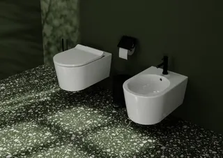 Hansgrohe Wand WCSet EluPura S 540x360mm o.SPR AquaHelix Flush m.Sit.Ab.Schnellv.HYE we – Bild 4