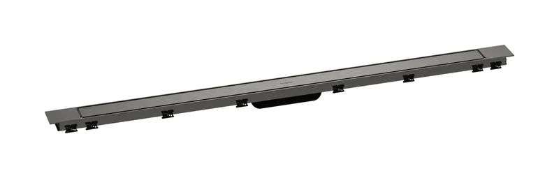 Hansgrohe Fertigset Duschr.RainDrain Match Plus 1200mm höhenverst.Rahmen Edelstahl gebü.