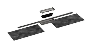 Hansgrohe Fertigset RainDrain Minimalistic 700mm Duschrinne befliesbar – Bild 3