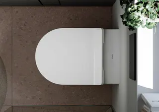 Hansgrohe Wand WC EluPura S S 540mm ohne Spülrand weiß – Bild 2