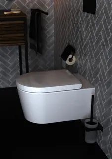 Hansgrohe Wand WC EluPura S 540mm ohne Spülrand AquaHelix Flush, SMC weiß – Bild 5