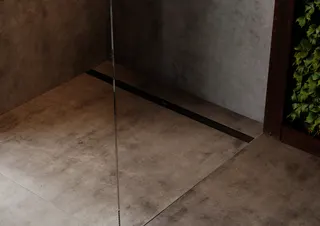 Hansgrohe Fertigset Duschr.RainDrain Match Plus 800mm m.höhenverstellb.Rah.Mattschwarz – Bild 5