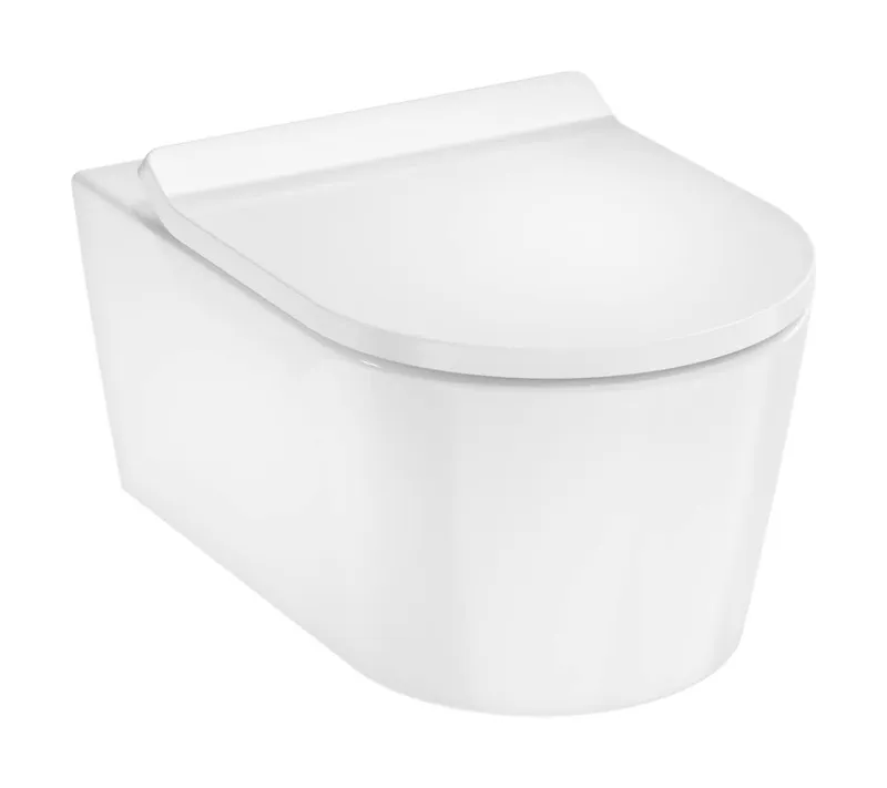 Hansgrohe Wand WCSet EluPura S 540x360mm o.SPR AquaHelix Flush m.SoftCl.QuickRel.SMC we