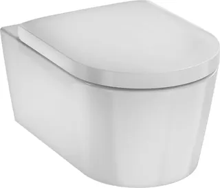 Hansgrohe Wand WC Set EluPura S 540x360mm o.SPR, m.WC Sitz SoftCl.u.QuickRe.SMC we – Bild 2