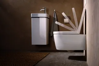 Hansgrohe Wand WC Set EluPura S 540x360mm o.SPR, m.WC Sitz SoftCl.u.QuickRe.SMC we – Bild 5