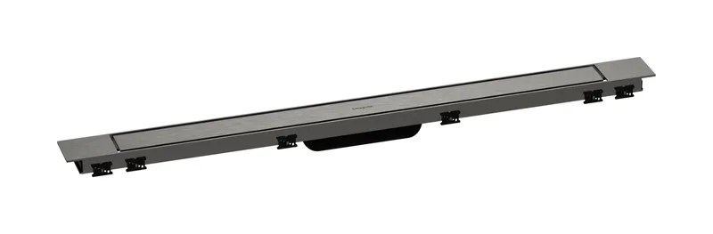 Hansgrohe Fertigset Duschr.RainDrain Match Plus 900 mm höhenverst.Rahmen Edelstahl gebü.