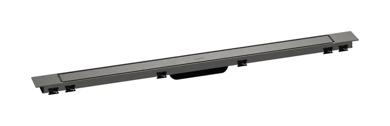 Hansgrohe Fertigset Duschr.RainDrain Match Plus 1000mm höhenverst.Rahmen Edelstahl gebü.