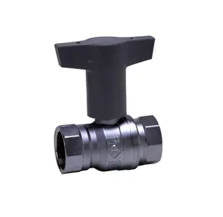 comfort-Kugelhahn Universal bleifrei Gas u. Trinkw. DN 8 (1/4") Iso-T-Griff Ms/vc – Bild 1