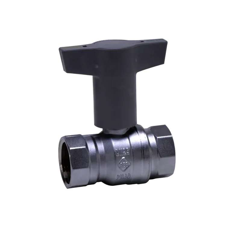 comfort-Kugelhahn Universal bleifrei Gas u. Trinkw. DN 20(3/4") Iso-T-Griff Ms/vc