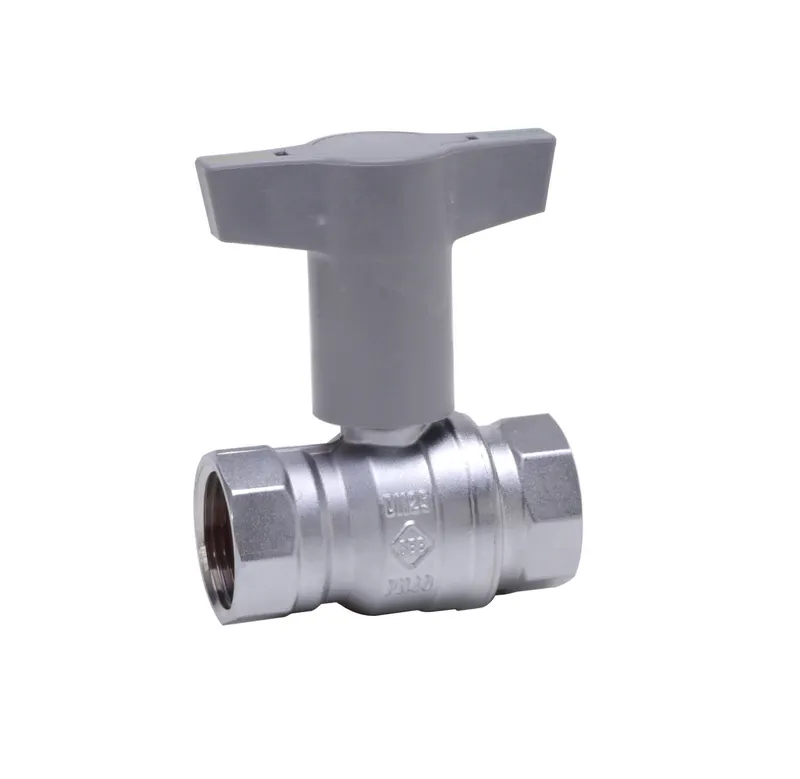comfort-Kugelhahn Universal bleifrei Gas u. Trinkw. DN32(11/4") Iso-T-Griff Ms/vc